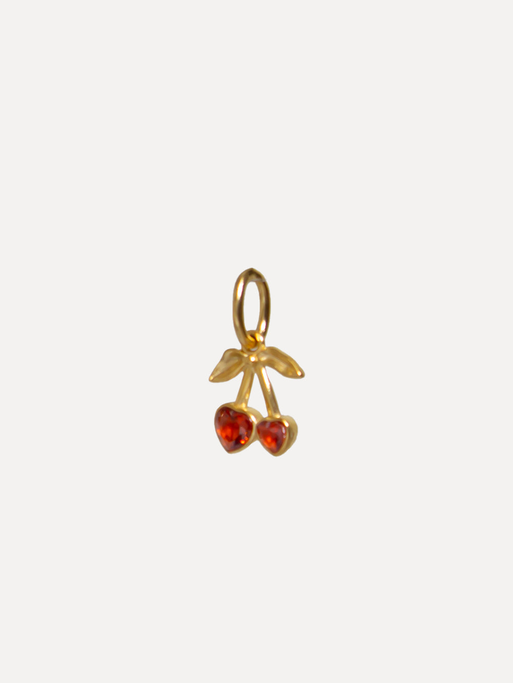 Charm cuori ciliegie