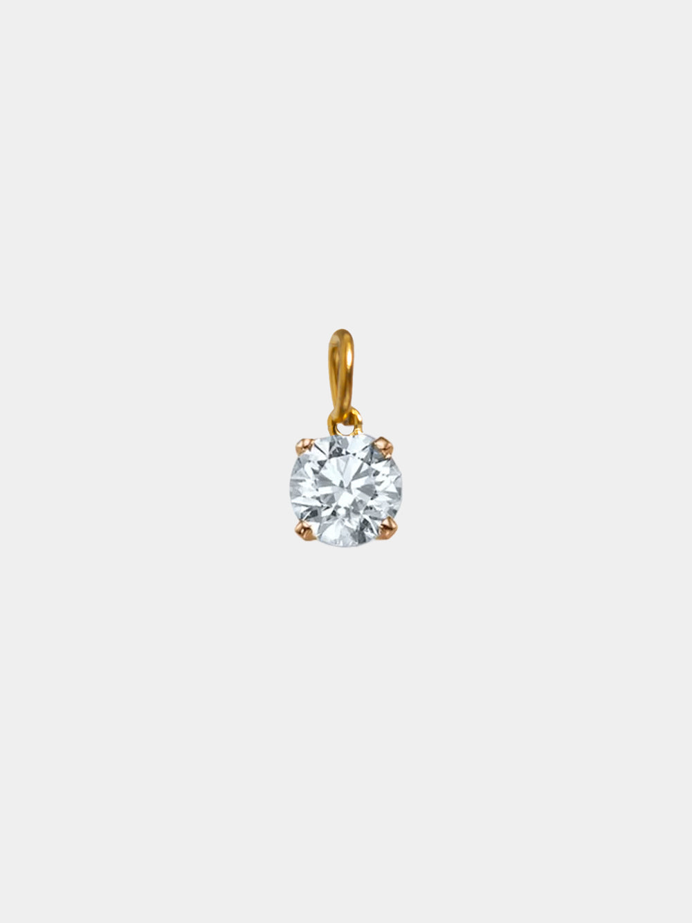 Charm Punto Luce in acciaio inossidabile 316L