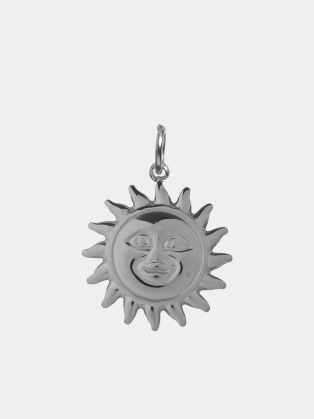 Charm Sole grande 4cm in acciaio inossidabile 316L