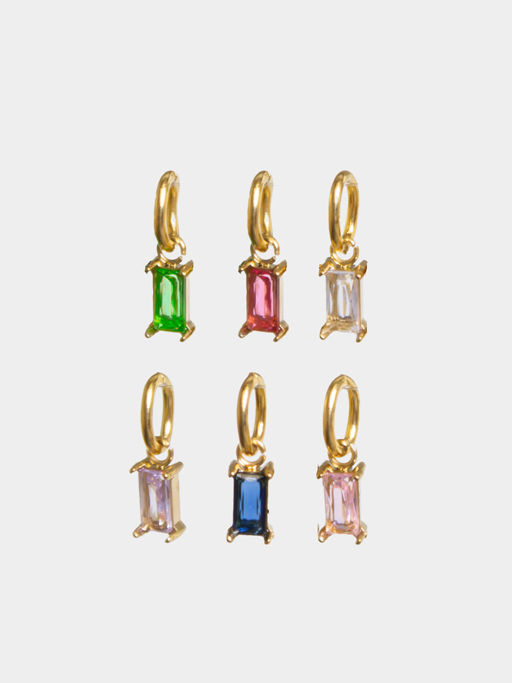 Charm Punto Luce Baguette colorato