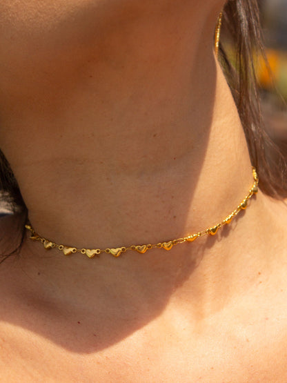 Collana choker Hearty