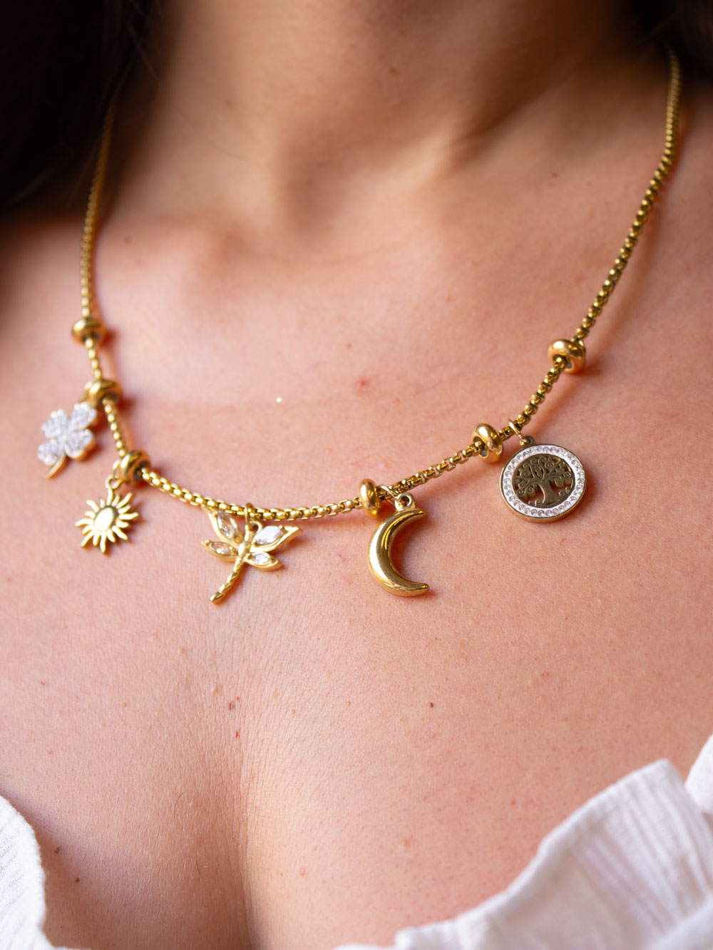 Collana personalizzabile Antigua - Gold