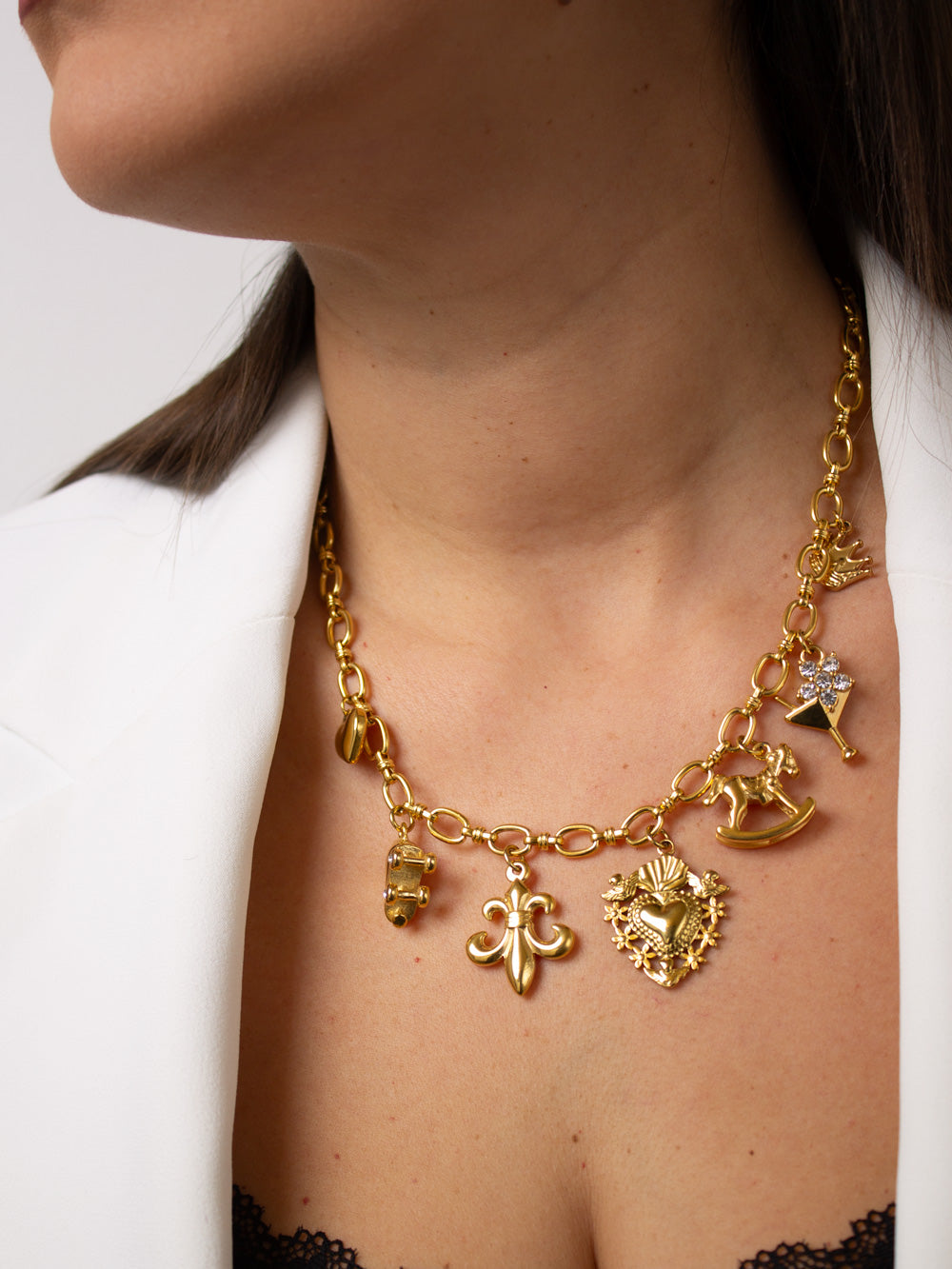 Collana personalizzabile Doha - Gold/Silver