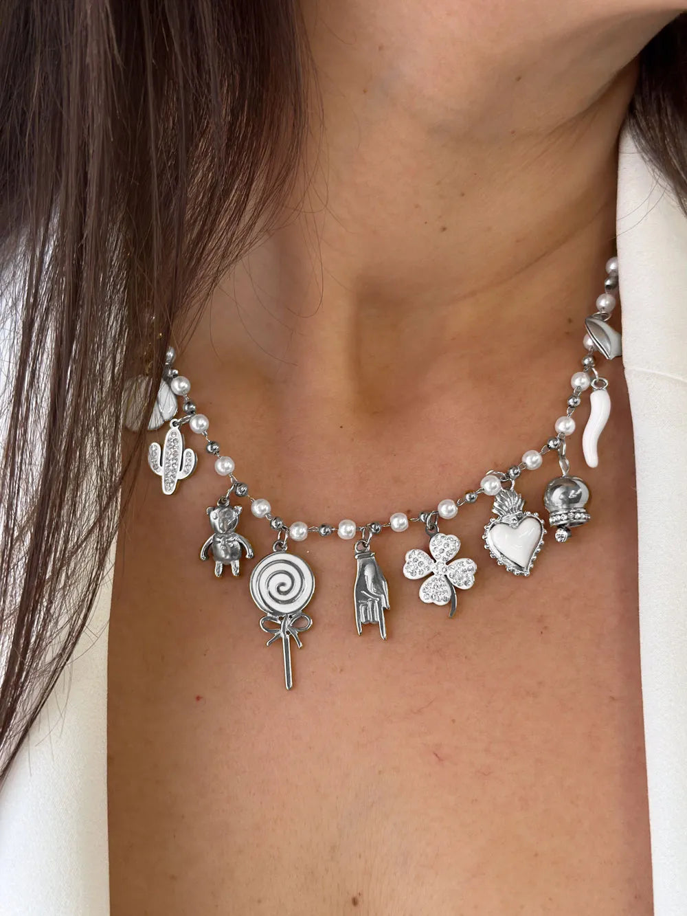 Collana personalizzabile Victoria - Silver