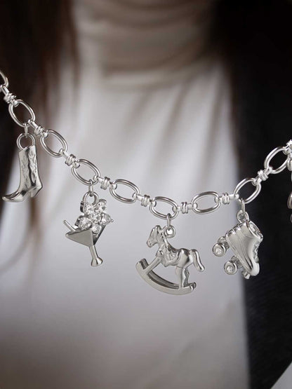 Collana personalizzabile Doha - Gold/Silver