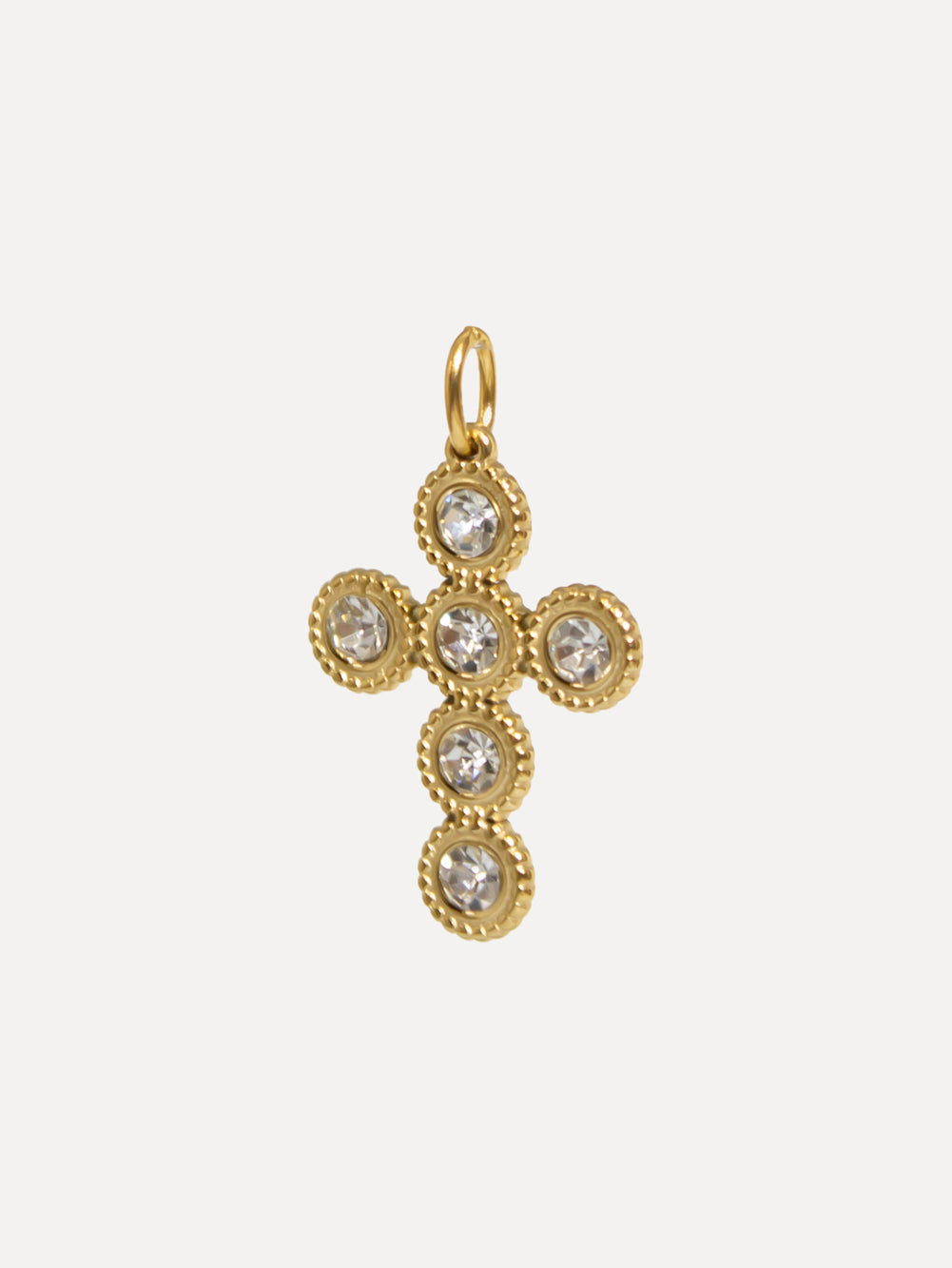 Charm Croce Brillante 3cm di altezza