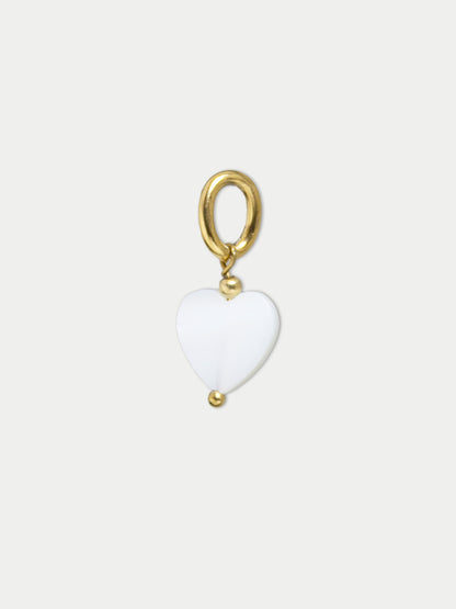 Charm Cuore Madreperla