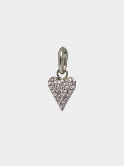 Charm Cuore Pavé