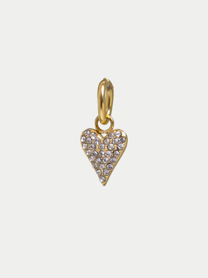 Charm Cuore Pavé