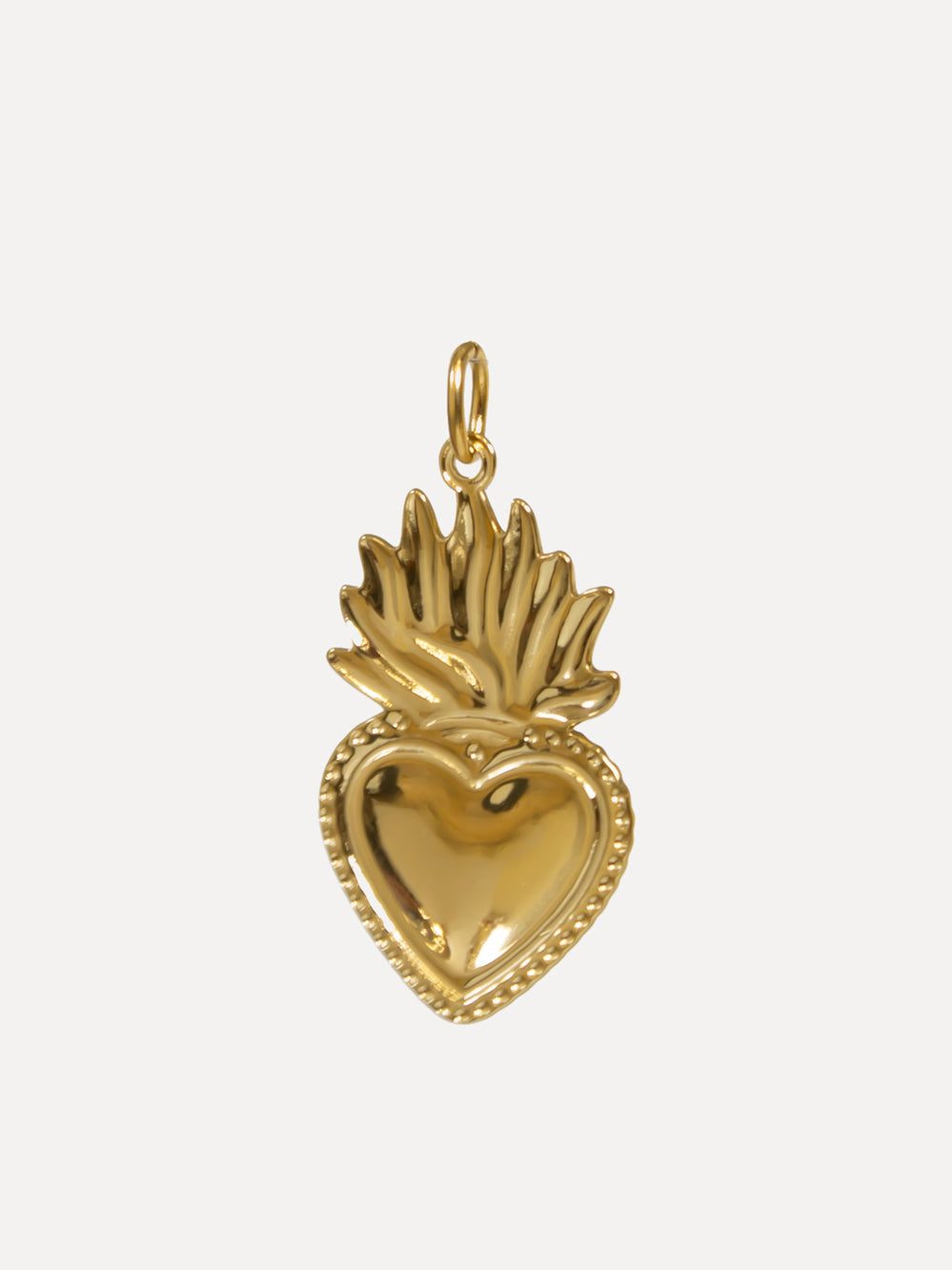 Charm Cuore sacro 4cm di altezza
