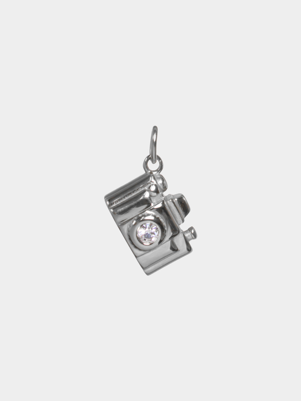 Charm Macchina fotografica in acciaio inossidabile 316L