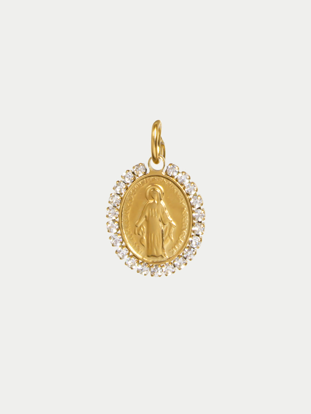 Charm Madonnina in acciaio inossidabile 316L