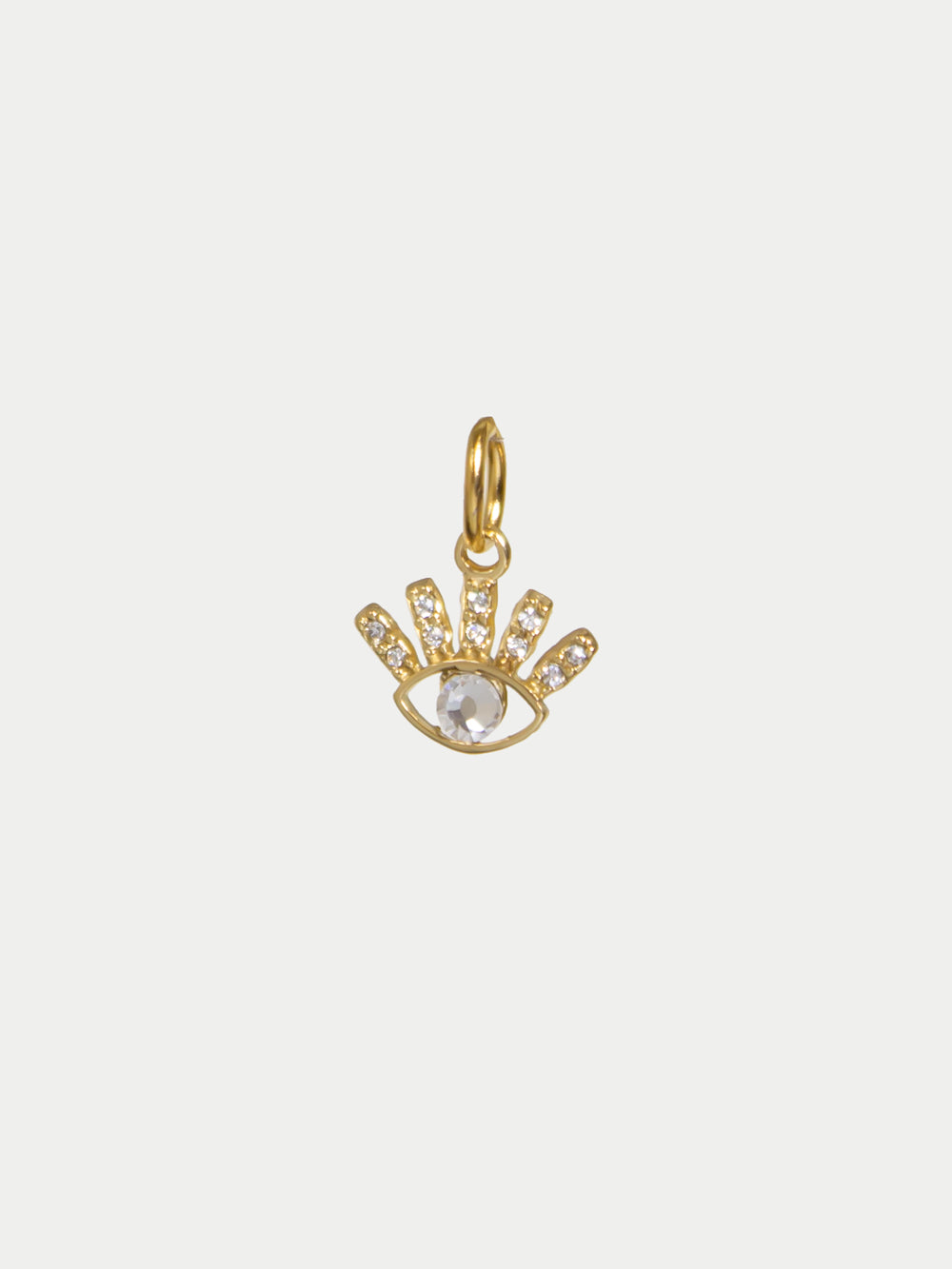 Charm Occhio in acciaio inossidabile 316L