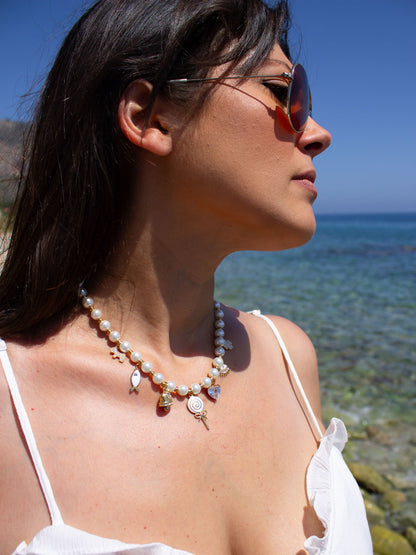 Collana personalizzabile Santorini - Gold